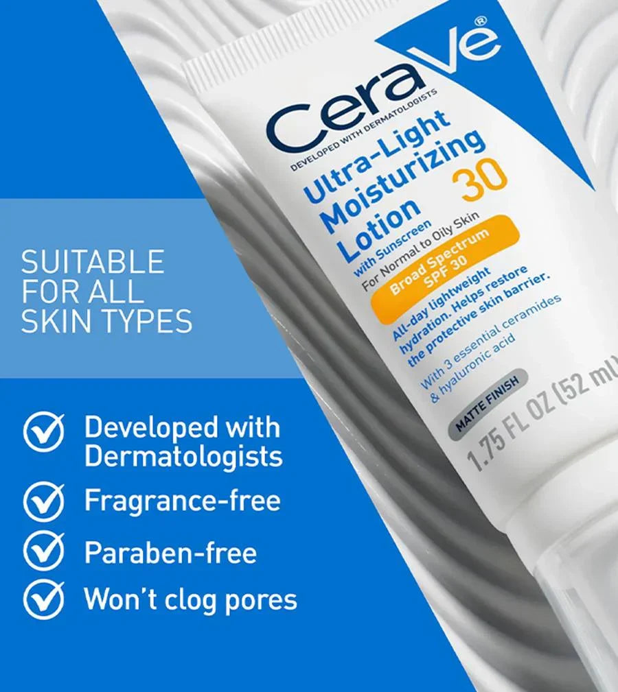 CeraVe Ultra-Light Moisturizing Lotion SPF 30