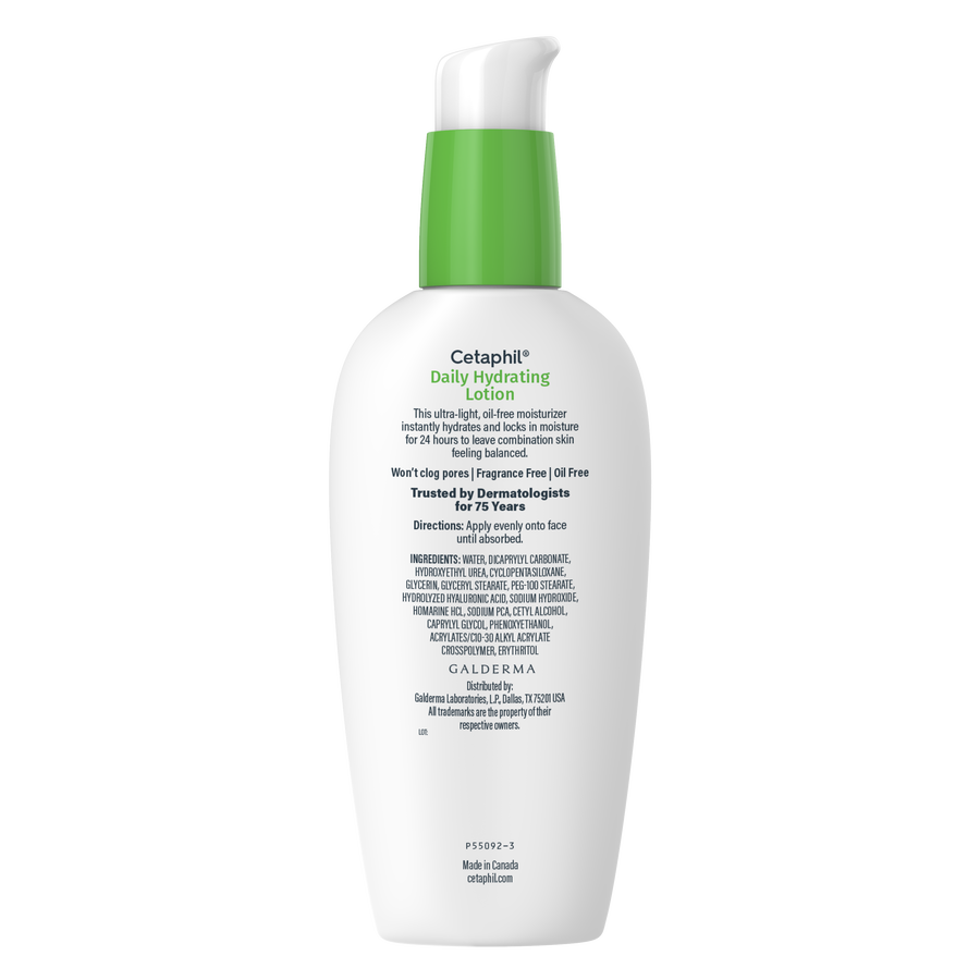Cetaphil Daily Oil-Free Hydrating Lotion with Hyaluronic Acid