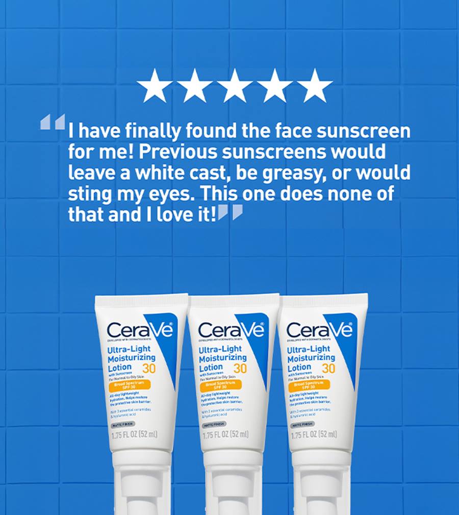 CeraVe Ultra-Light Moisturizing Lotion SPF 30