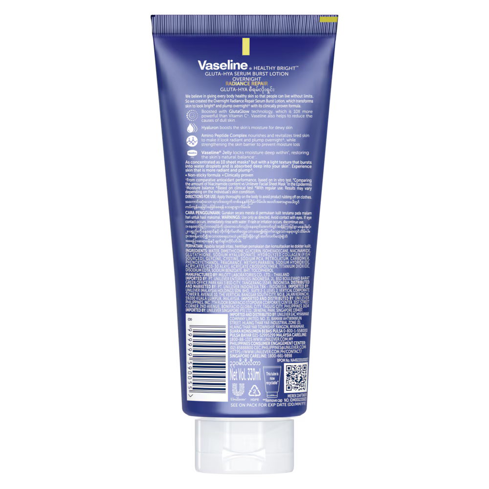 Vaseline Gluta-Hya Overnight Radiance Repair