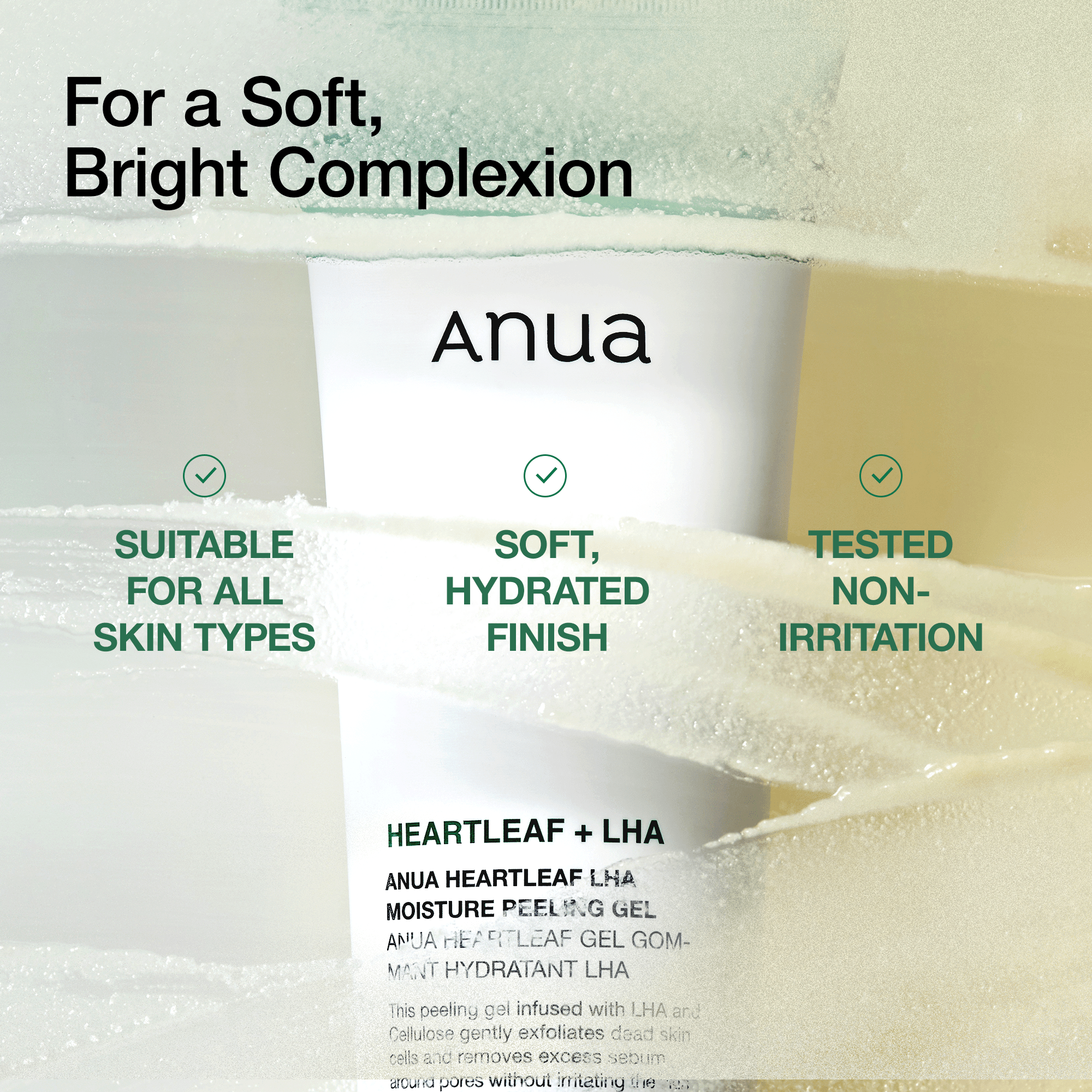 Anua Heartleaf LHA Moisture Peeling Gel