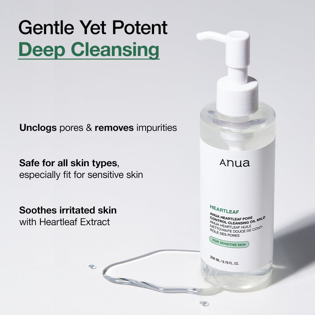 Anua Heartleaf Pore Control Cleansing Oil Mild