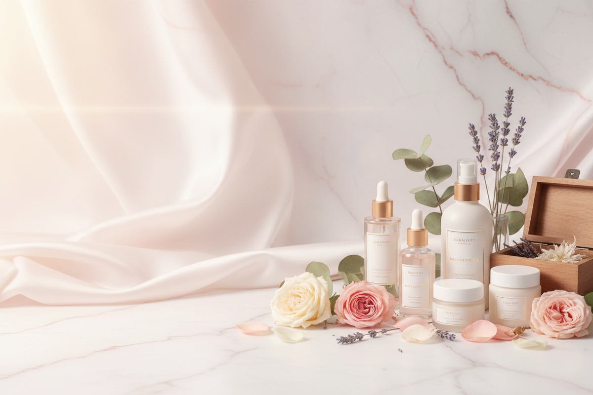 i want to create a our story image for my beauty care store 