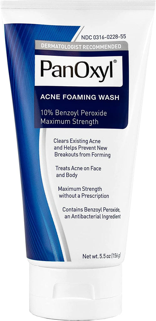 PanOxyl Acne Foaming Wash 10% Maximum Strength