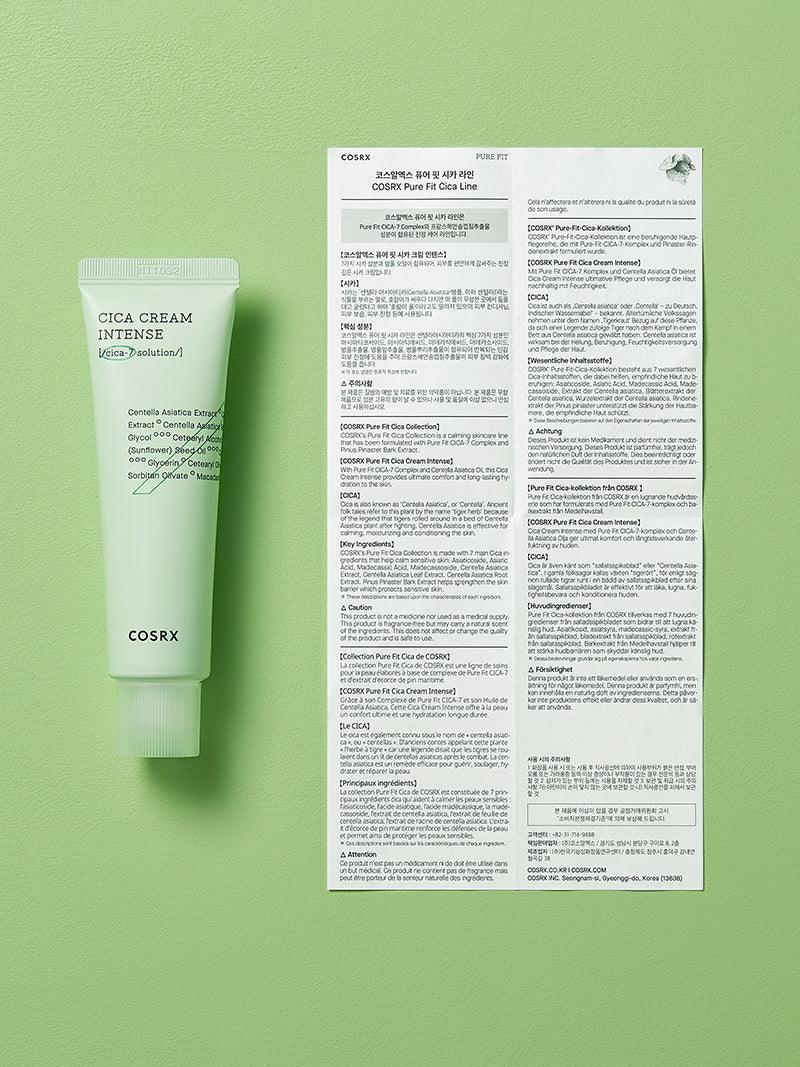 COSRX Pure Fit Cica Cream & Cica Cream Intense